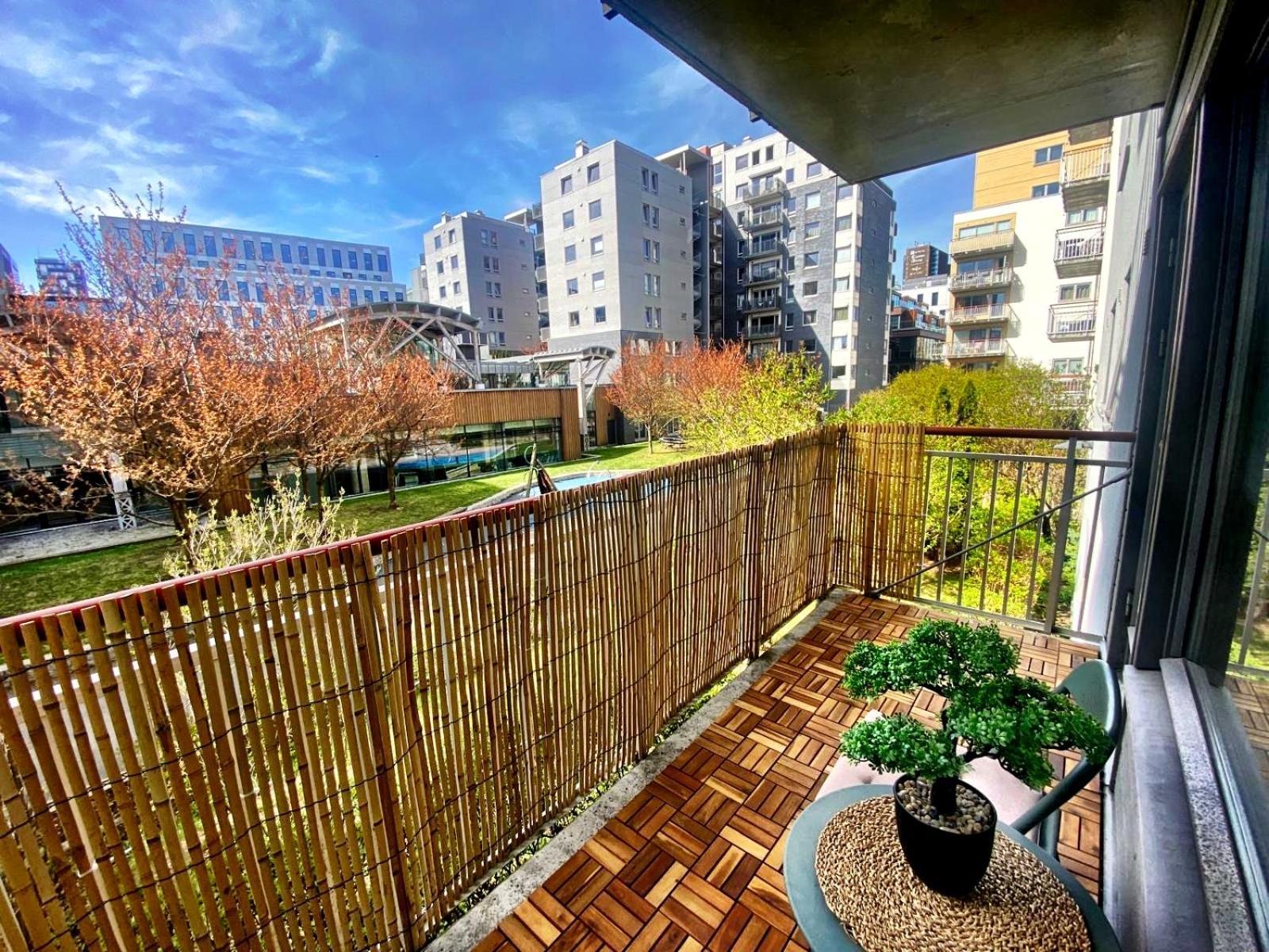 Center Flat With Balcony & Free Parking